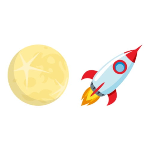 🌕🚀 Emoji Domain EmojiOne rendering